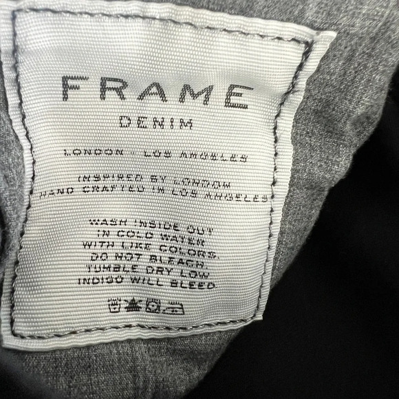 FRAME Black  DENIM LE SKINNY DE JEANNE Jeans Size 24 - Picture 4 of 9
